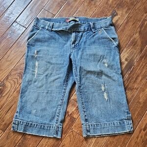 Stylish Blue Denim Shorts.